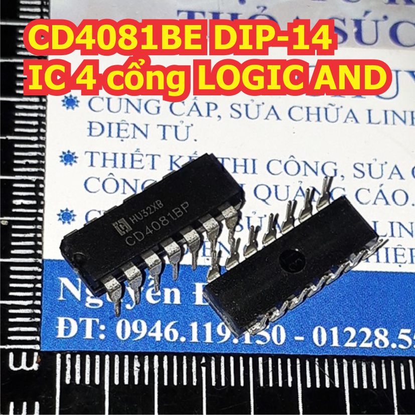 5 con cd4081be cd4081 dip-14 ic 4 cổng logic and kde1361