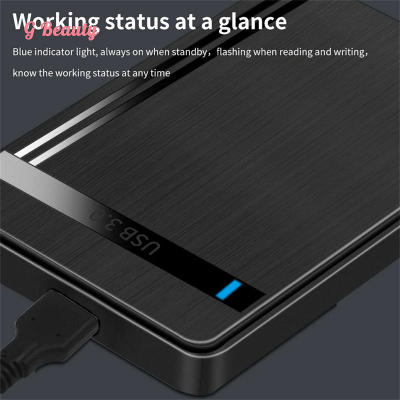 USB3.0 SATA 5Gbps Tool Free Enclosure HDD SSD External Enclosure Adapter For Laptops Desktop Computers Phones