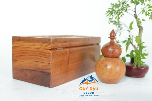 Hộp Giấy Ăn gỗ Hương Long Phụng