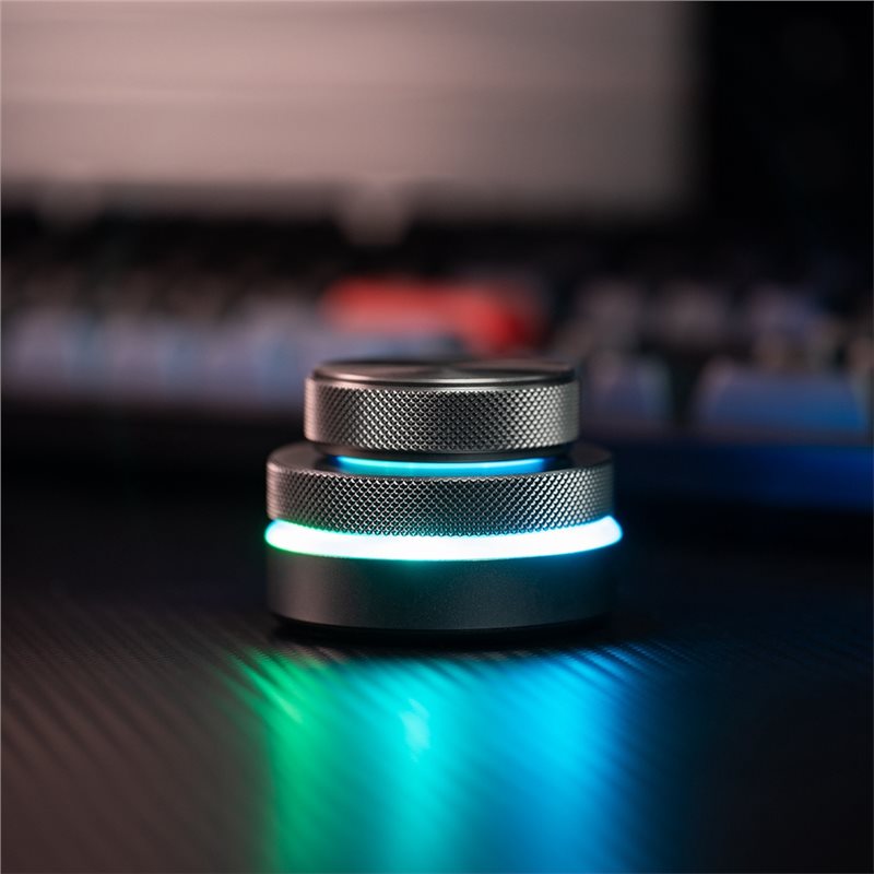 Direction Control Keyboard Dual Knob Keyboard with RGB Light Reverse Direction Functionality ...
