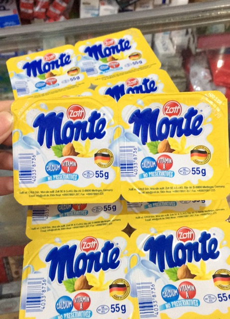 Váng Sữa Monte (55Gr X 4)