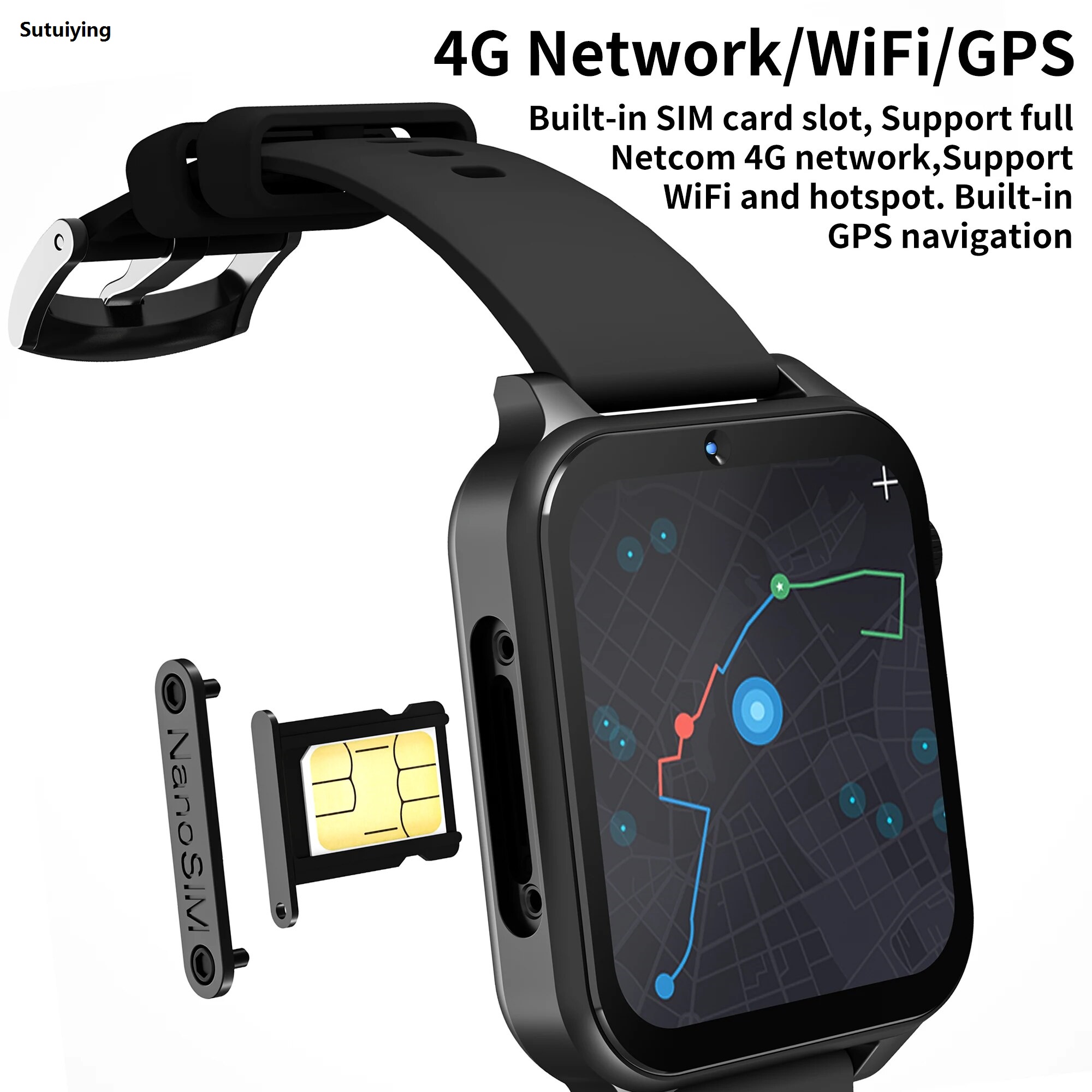 Sutuiying%20BFDBF%20KOM3%204G%20Smart%20Watch%20Phone%204GB%2064GB%20Android%20LTE%20GPS%201.99%7C%20HD%20Camera%20Luxury%20Google%20Play%20Store%20SIM%20Card%20Ultra%20Fitness%20Sports%20Men%20Women%20FTJTR%20-%20Image%208
