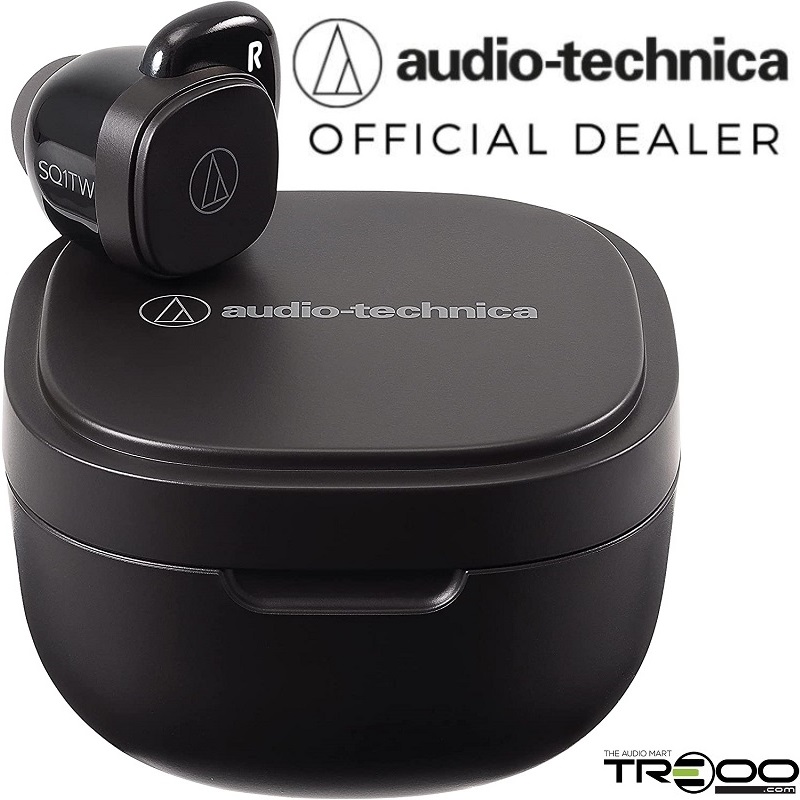 AudioTechnica ATHSQ1TW True Wireless Bluetooth InEar Earphone with