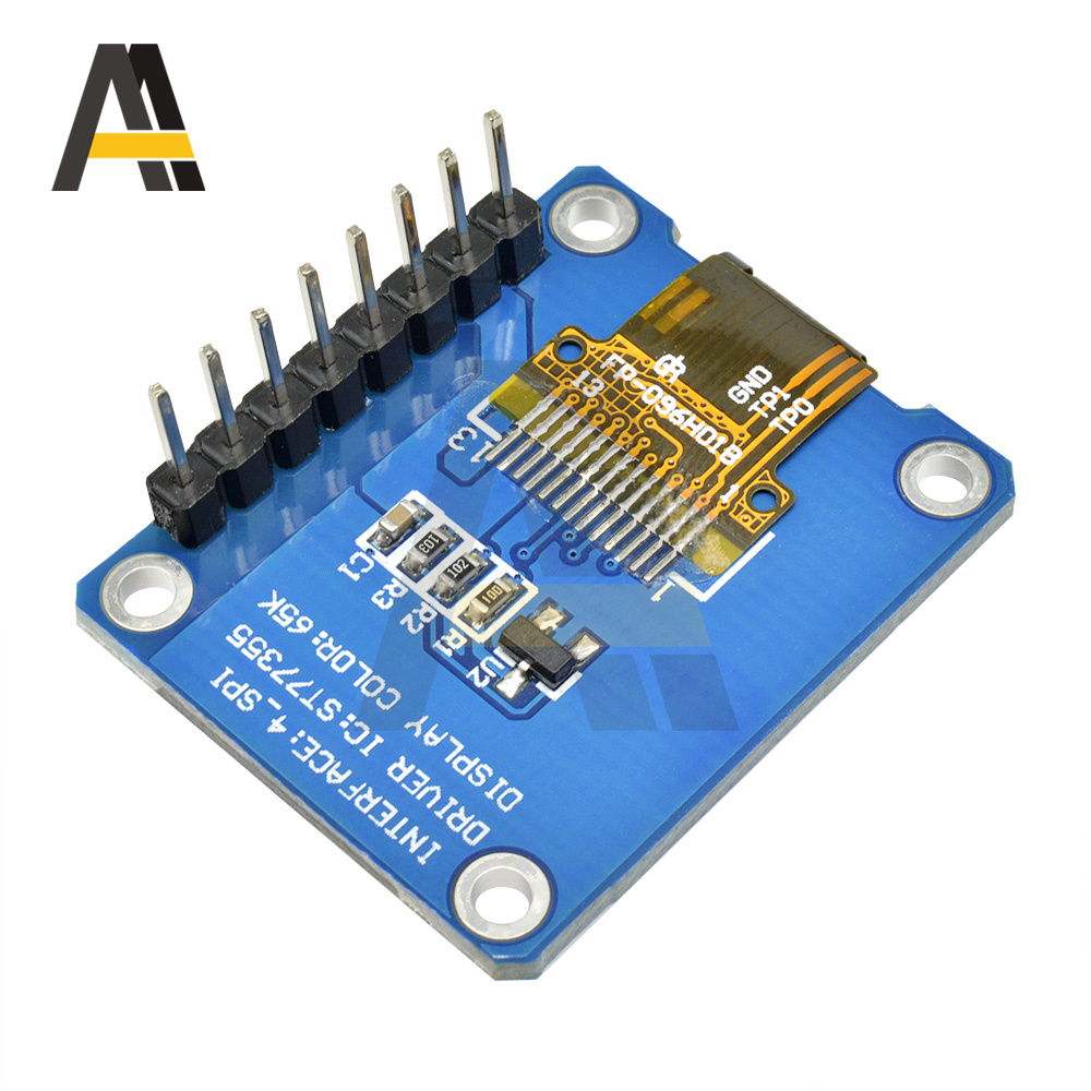 IPS%20TFT%20Display%200.96/1.3/1.44/1.8%20inch%20IPS%207P%20SPI%20HD%2065K%20Full%20Color%20LCD%20Module%20ST7735%20Drive%20IC%2080*160%20For%20Arduino%20-%20Image%207
