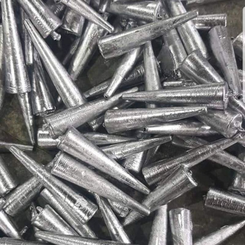 Chì nhọn xuyên tâm size từ 1g-50g