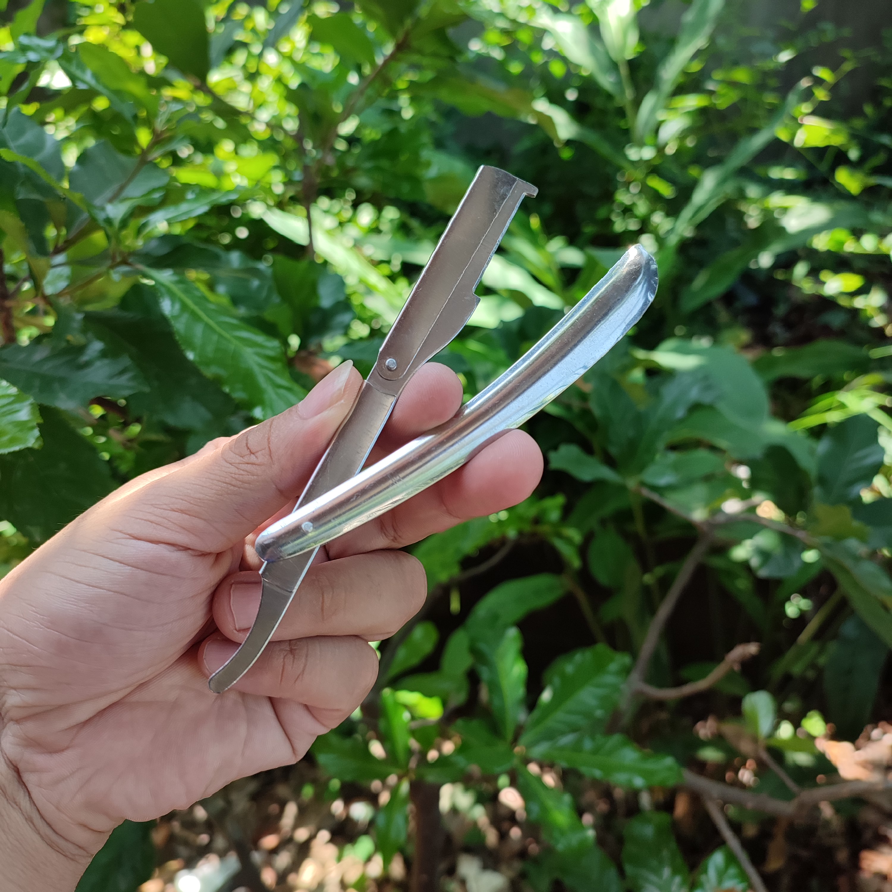 Dao cạo lông mặt- cạo râu cán inox (THANH SƠN)