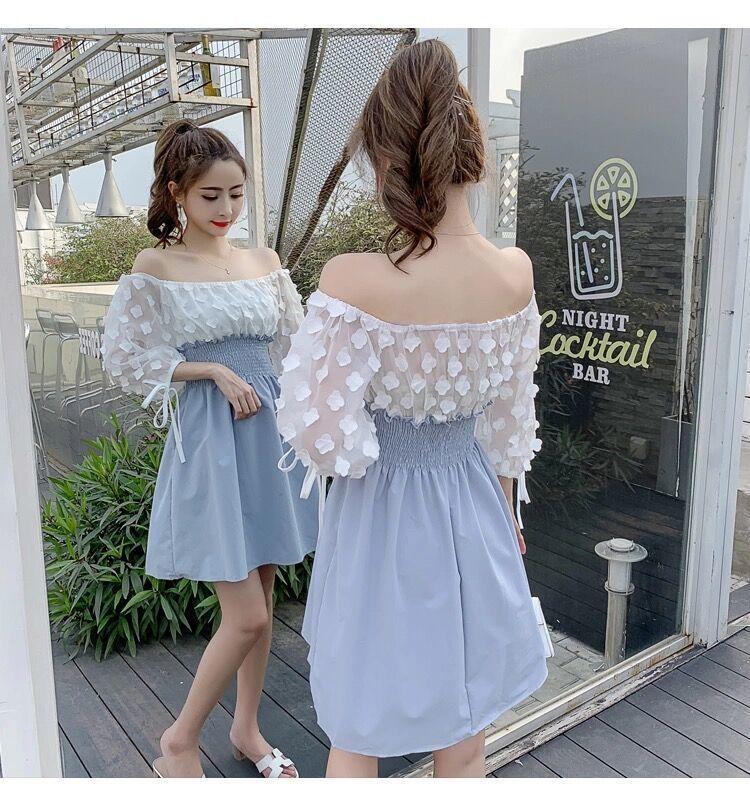 Đầm Trễ Vai Công Chúa Siêu Xinh
