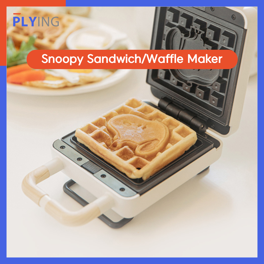 PEANUTS Snoopy Sandwich/Waffle Maker Lazada
