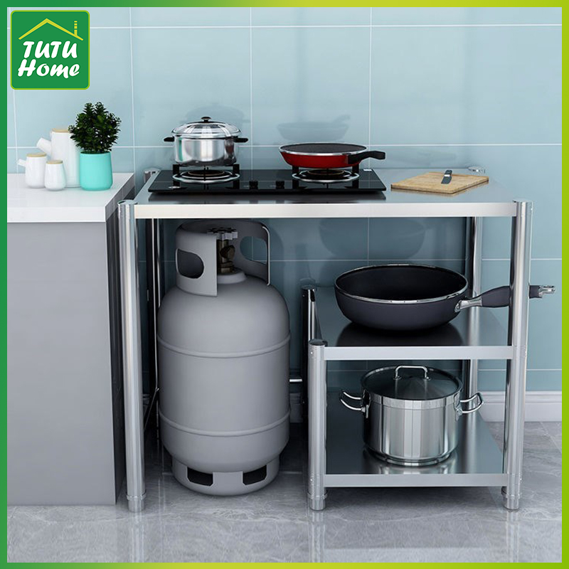 Stainless steel Gas Stove Stand KGS 124 Kitchen Stand Organizer Space