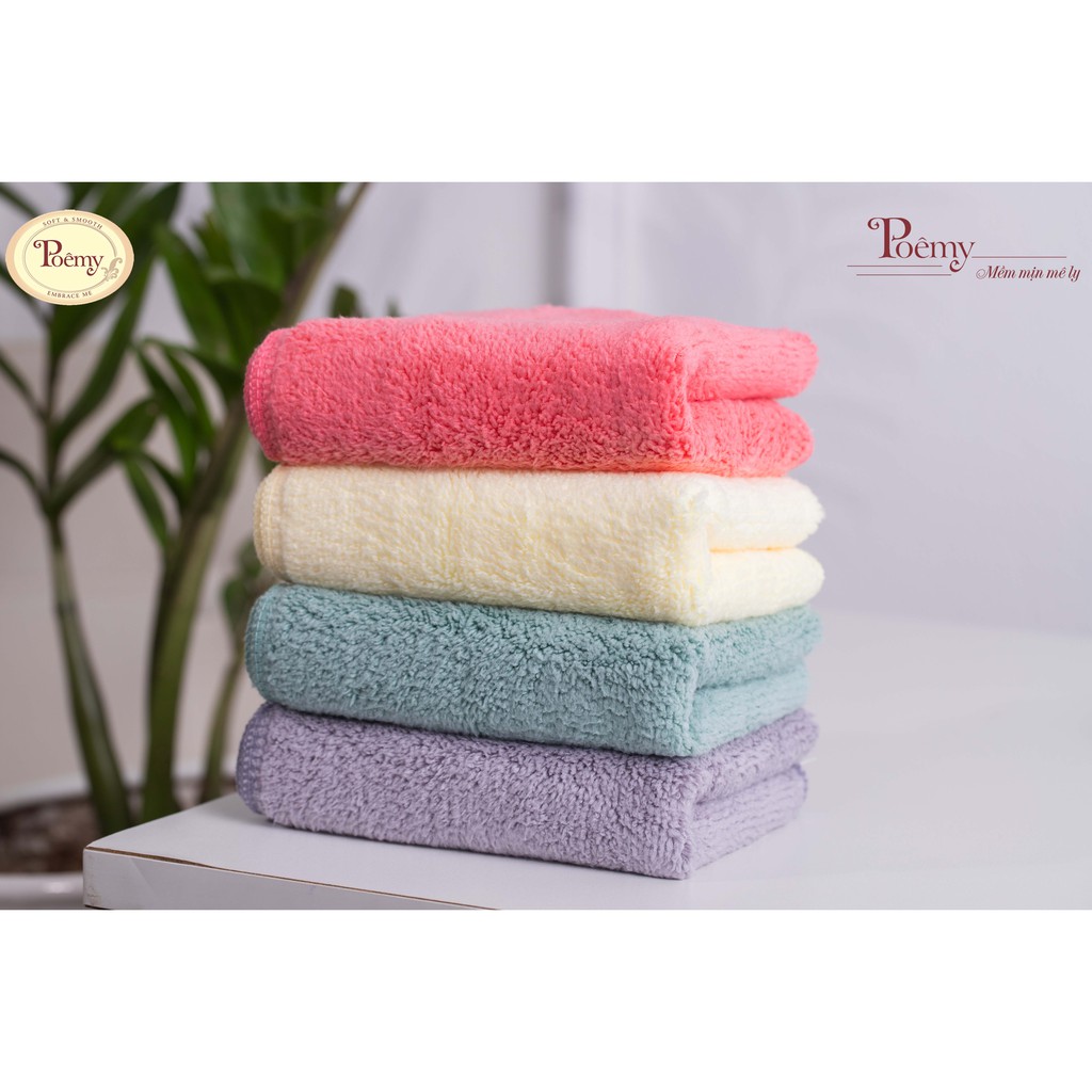 Combo 4 khăn mặt người lớn Poêmy (KT 29x45 )