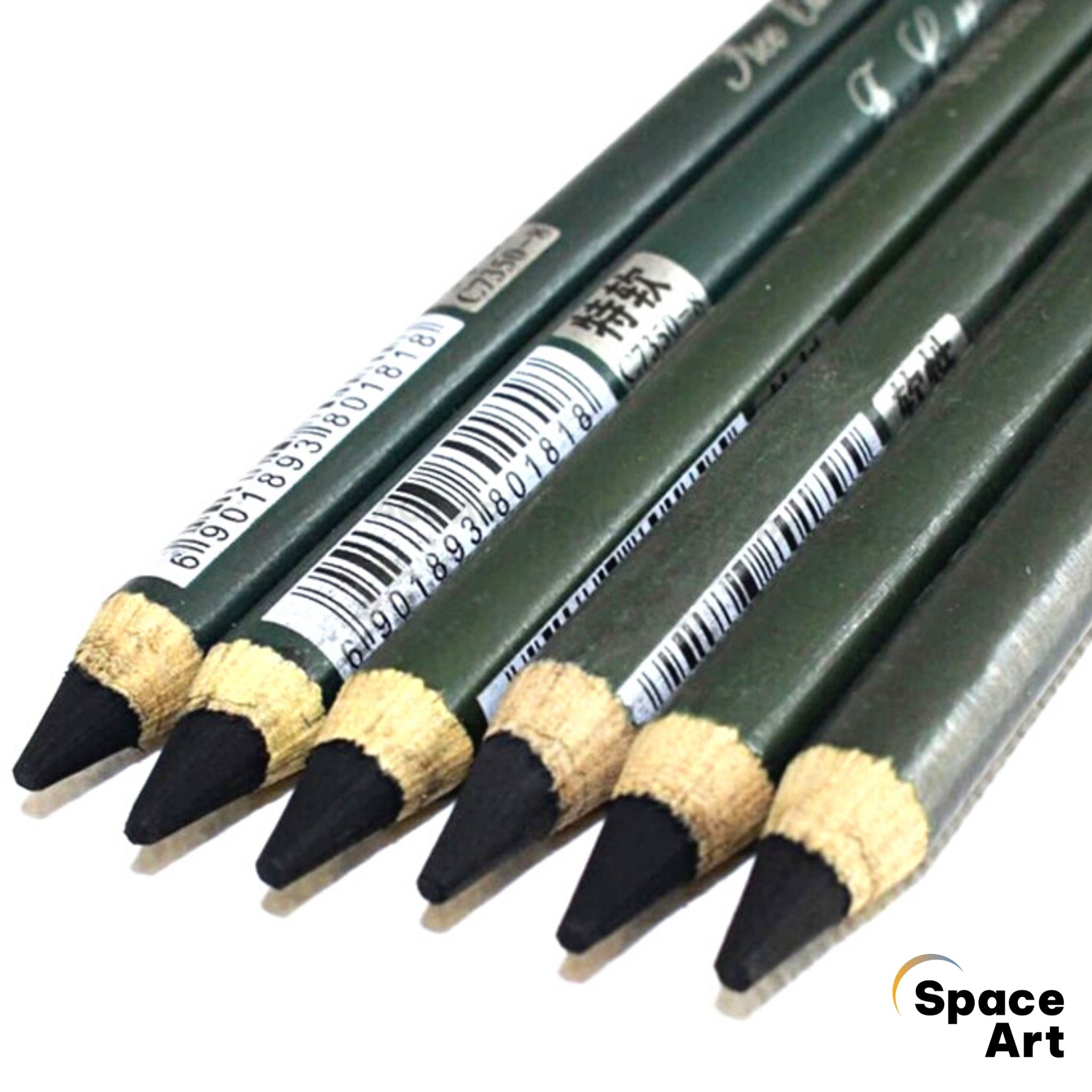 [Space Art Store][Chính hãng] Bút chì than Maries cao cấp C7350 (Bút chì ký hoạ) neutral /soft/super soft