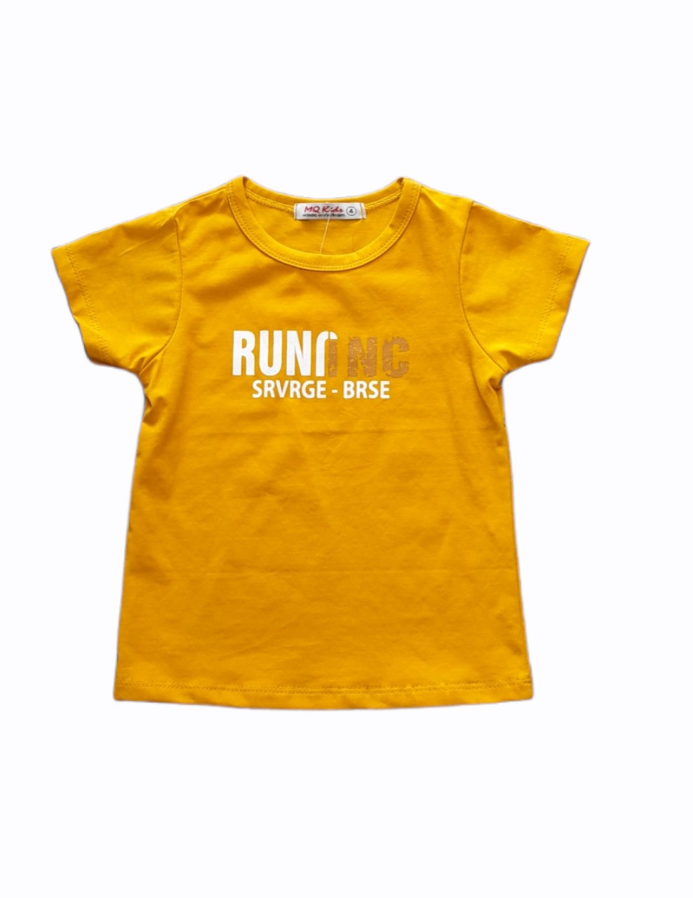 Áo thun Cộc tay in chữ Run