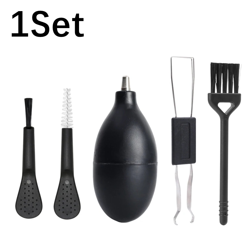 1Set Keyboard Cleaning Brush Keycap Puller Air Dust Blower Universal Mechanical Key Cap Shaft Remover Computer Earphone Cleaner Repair Kit