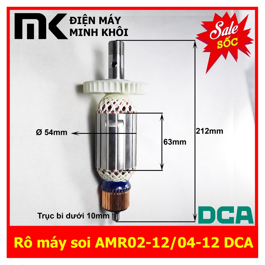 (Hàng DCA) Rô máy soi, máy phay gỗ AMR02-12 / 04-12