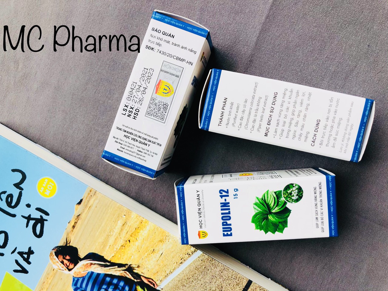 {Chính Hãng} Eupolin-12 Học viện quân y {Hỗ trợ làm sạch răng miệng}
