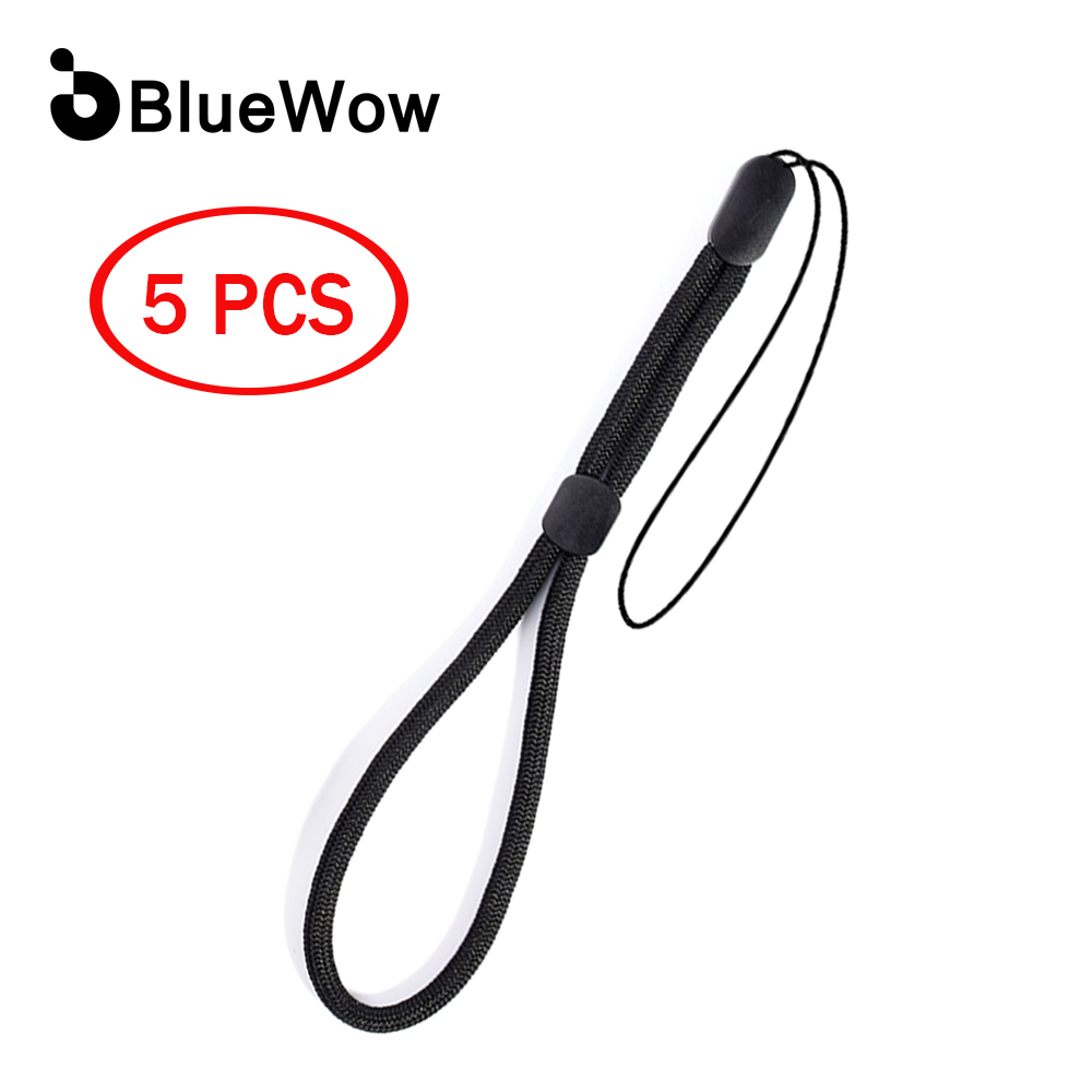 BlueWow Reflective Paracord Mobile Phone Camera Wrist Strap Lanyard Key Chain Earbuds Earphones Charging Case Chain 5pcs. 