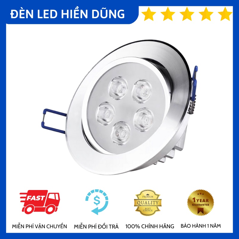 ĐÈN LED MẮT ẾCH ÂM TRẦN 1W, 3W, 5W, 7W, 9W, 12W (BẢO HÀNH 1 NĂM)