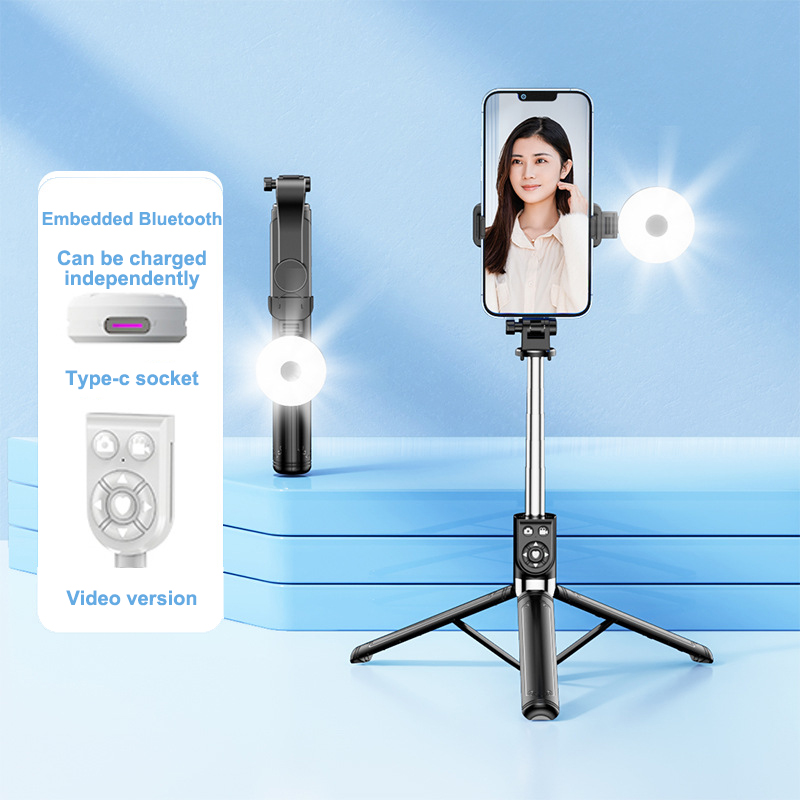 KUDIXIONG Z series new mobile phone selfie stick selfie artifact Douyin live broadcast bracket Bluetooth telescopic all-in-one tripod