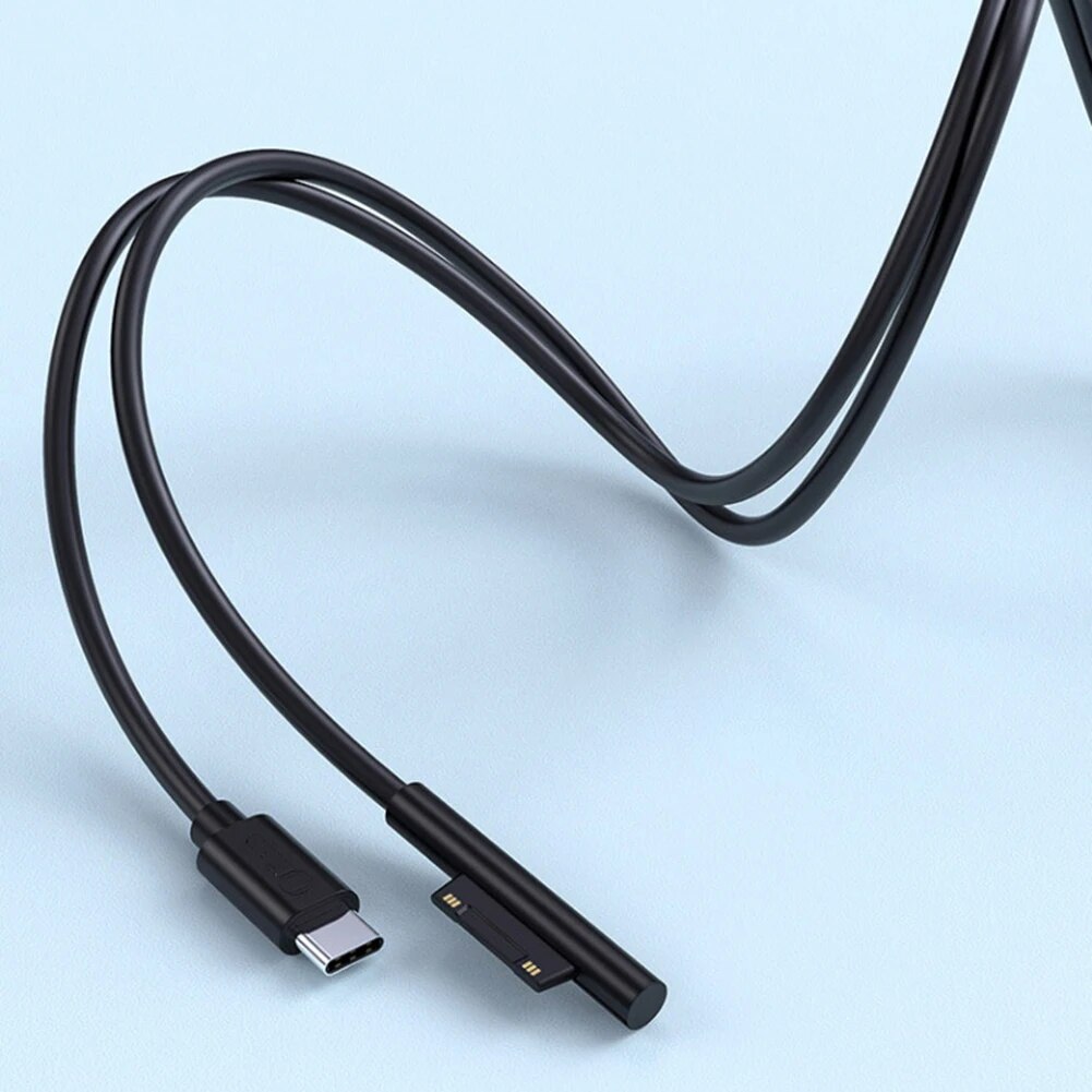 【Worth-Buy】 1.5m Usb Type C Power Supply Fast Charger Adapter Usb C Fast Charging Cable For Microsoft Surface Pro 6/5/4/3 Book/book 2