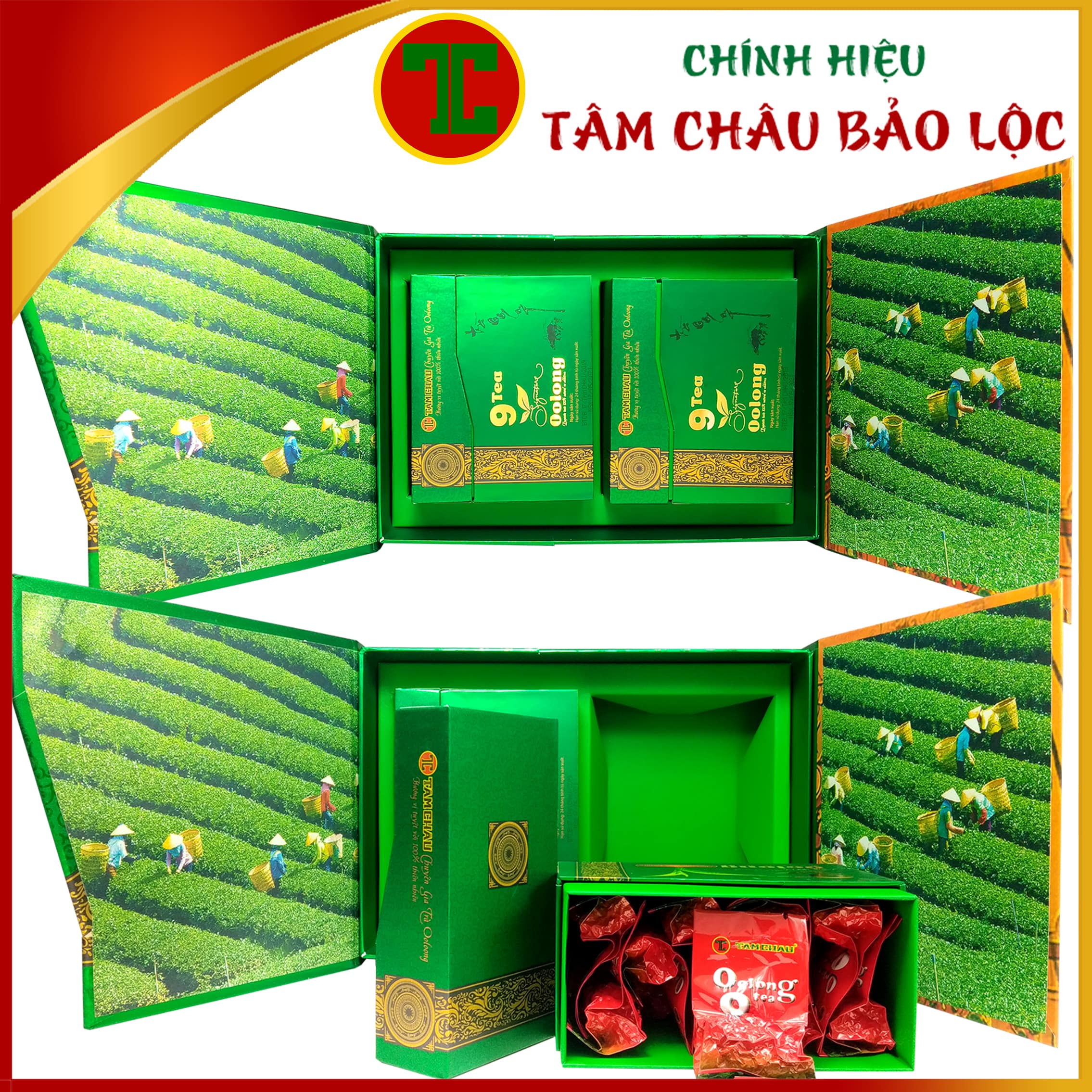 [TÂM CHÂU] Trà Oolong 9 Tea thượng hạng 320Gr