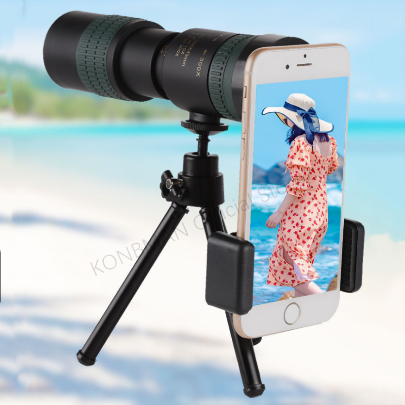 【High Cost-Performance】 10-300X Zoom High Definition Powerful Binocular Remote Portable Professional Monocular.