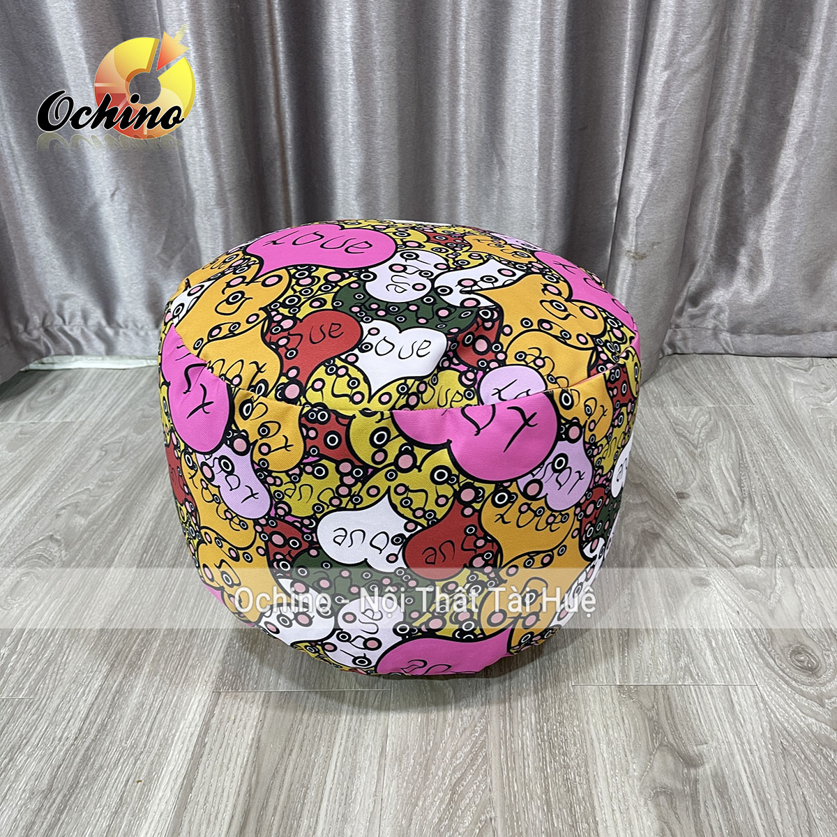 Đôn ghế hạt xốp, đôn hình thú cao 30 đk 40 cm