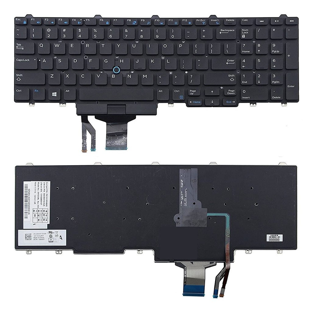 Bàn phím laptop dell latitude e5550, precision 3520 7510 7520 7720