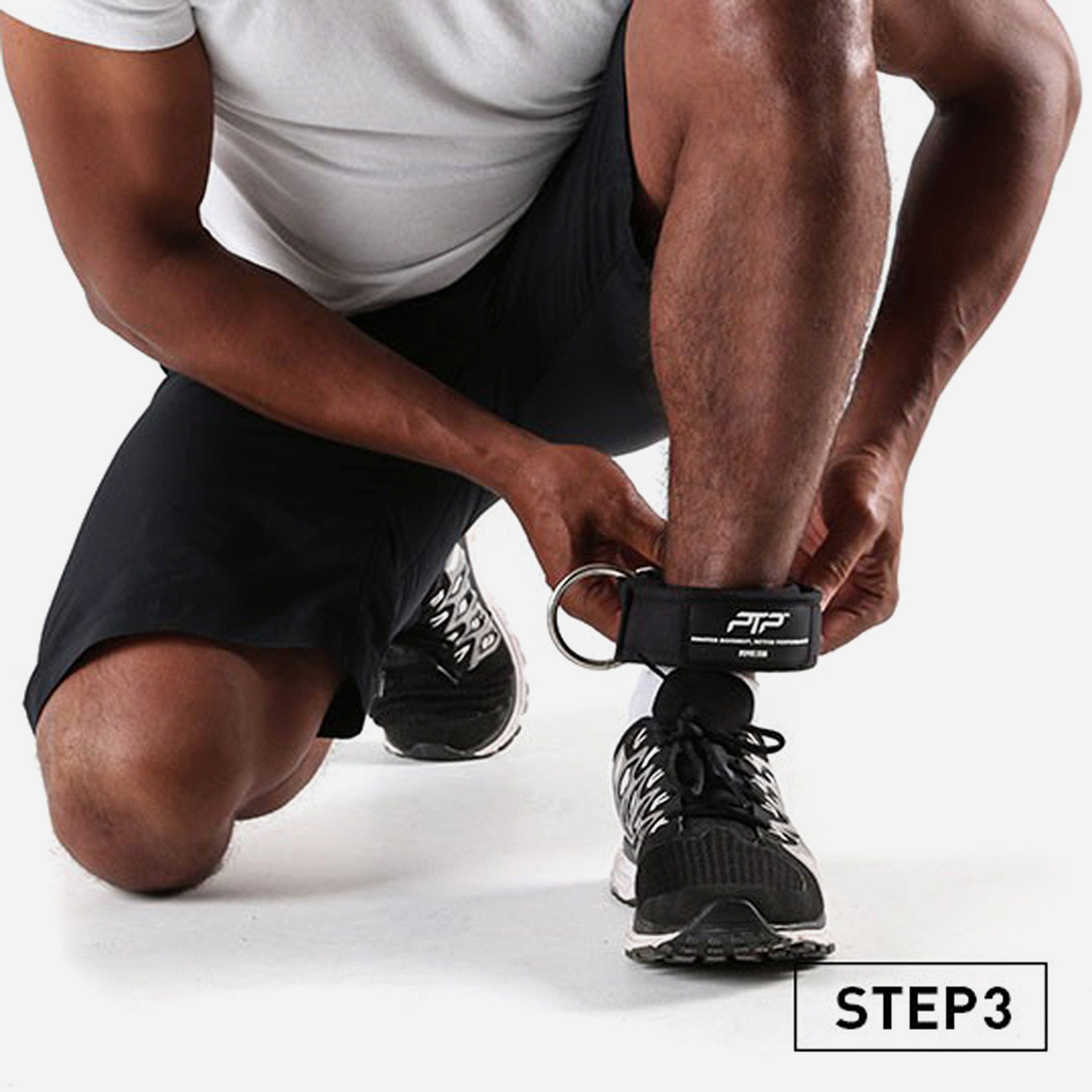 PTP Elite Ankle Straps Black  PTP E8