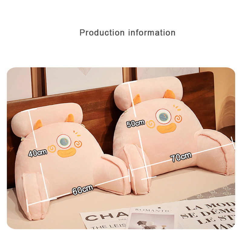 Cushion pillow bedroom sofa waist sleeping pillow dormitory bedside pillow
