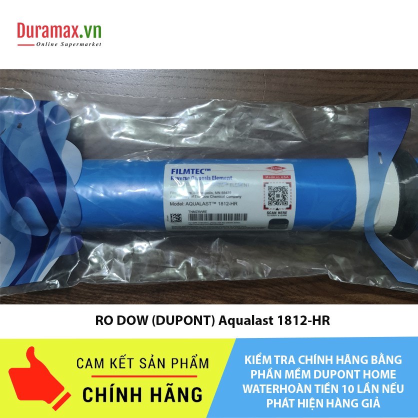 [CHÍNH HÃNG] Màng lọc RO DOW (DUPONT) - AQUALAST 1812-HR