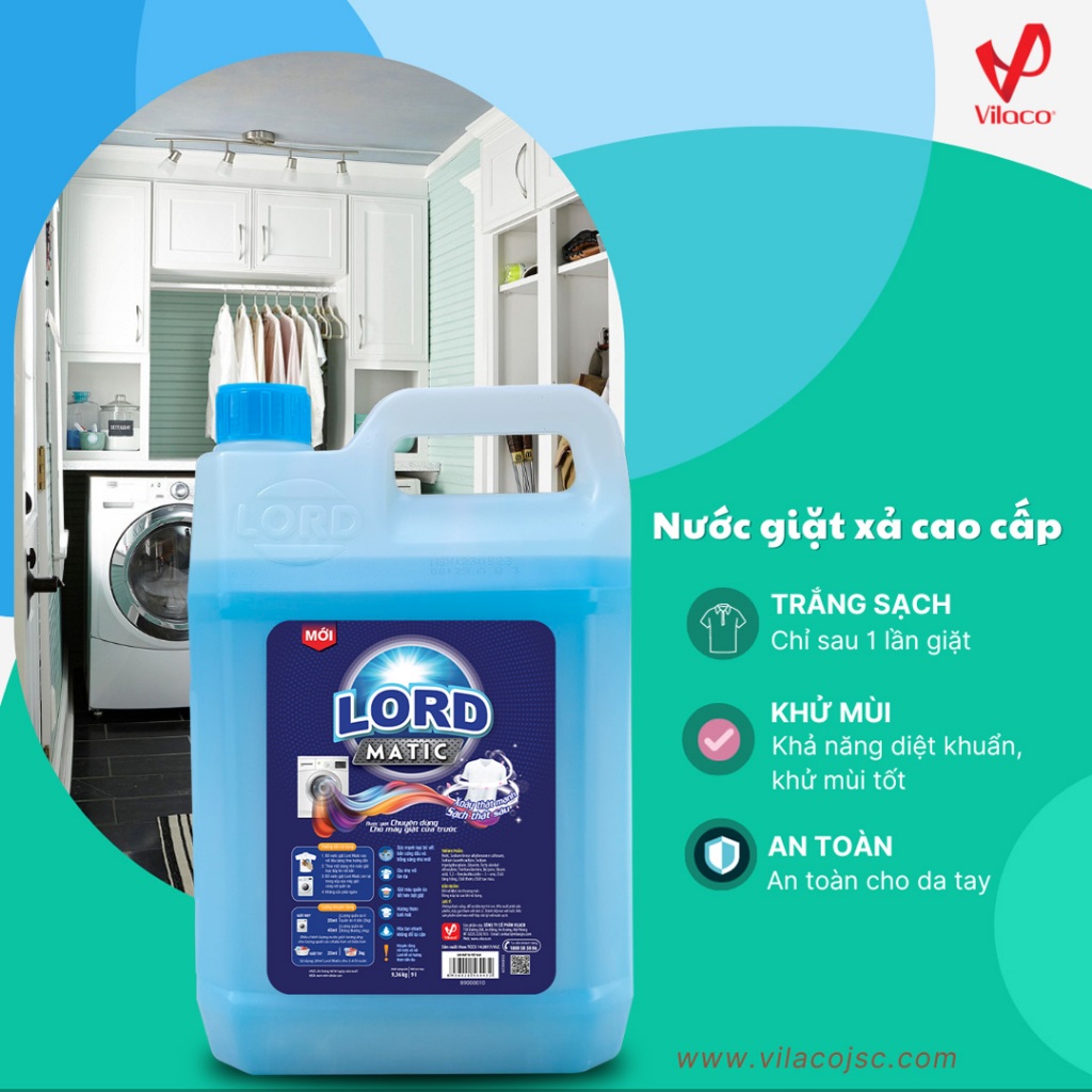 Nước giặt Lord Matic
