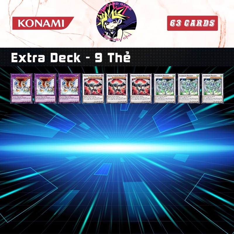 [ Bài In Yugioh ] Bộ Bài Paradox Malefic Deck 63 lá.