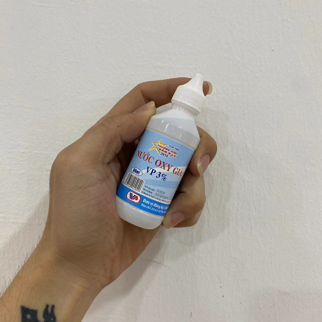 Nuoc Oxy Gia VP 3 Antiseptic Water 60ml Lazada