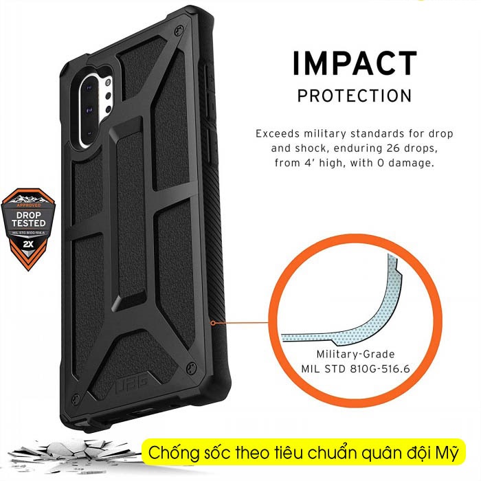Ốp uag chống sốc samsung note 10plus/ note 10/ note 9/ note 8