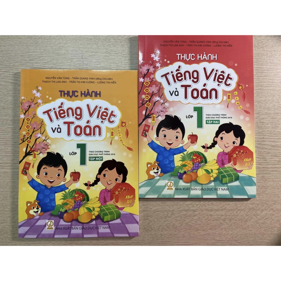 Sách - Thực hành Tiếng Việt và Toán lớp 1 - tập 2