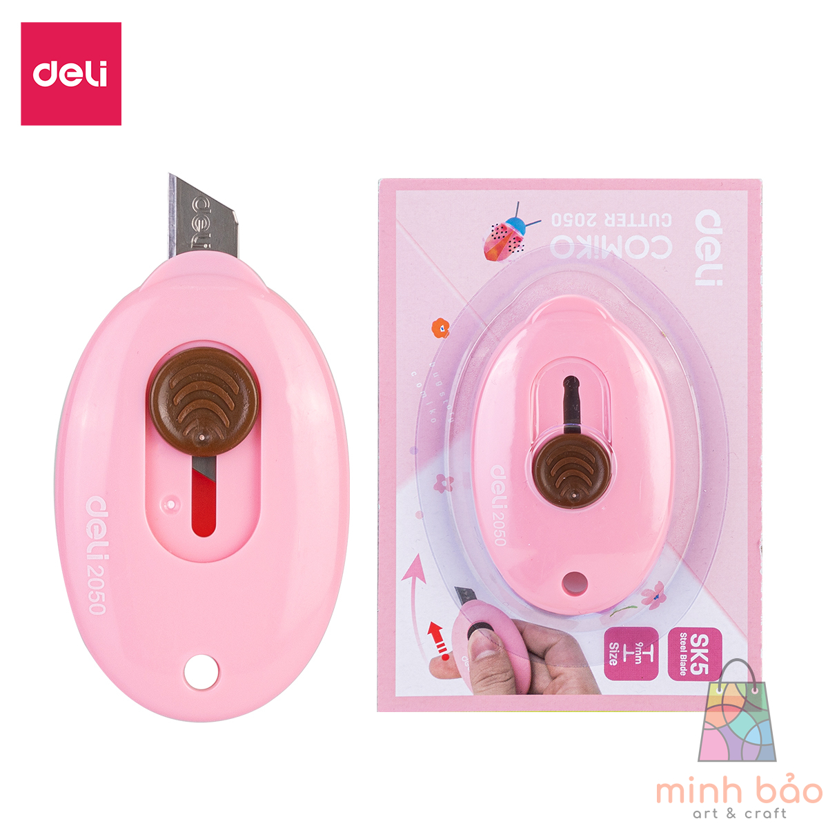 DAO RỌC GIẤY MINI 35MM DELI E2050