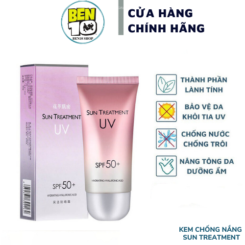 Kem chống nắng dưỡng trắng Hồng da  Sun Treatment chính hãng nội địa Trung