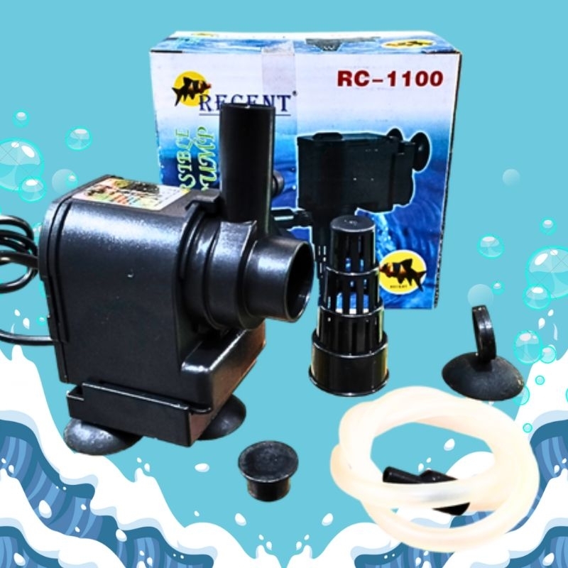 POMPA AQUARIUM KOLAM KECIL RECENT RC 1100
