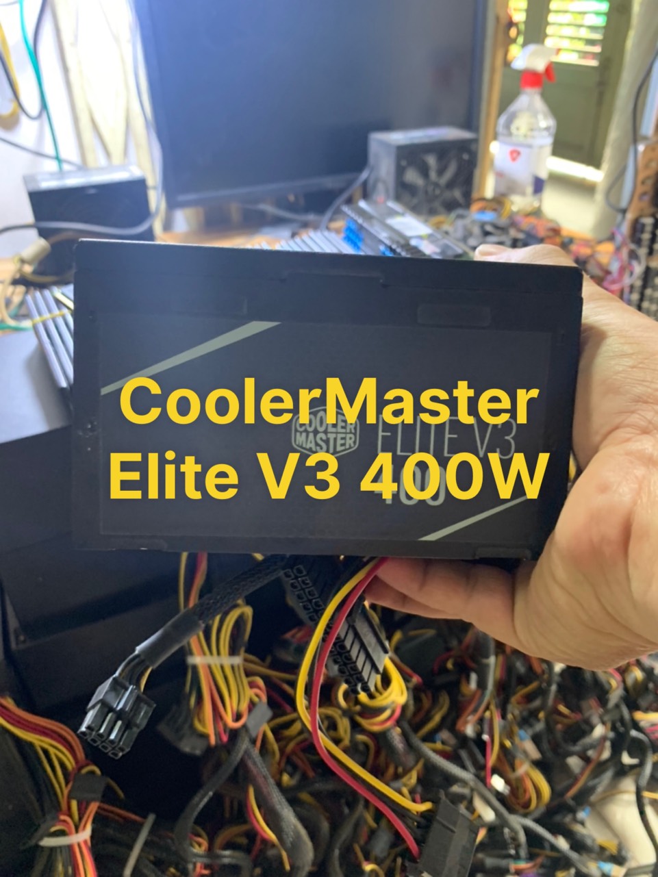 UPS NGuồn PC Hiệu CoolerMaster Elite V3 400W 6p,8p vga,8p cpu - Vi Tính