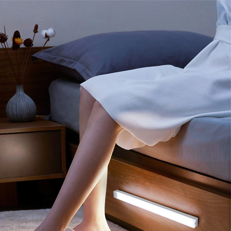 Long strip sensor light human body sensor light led night light kitchen wardrobe cabinet corridor light