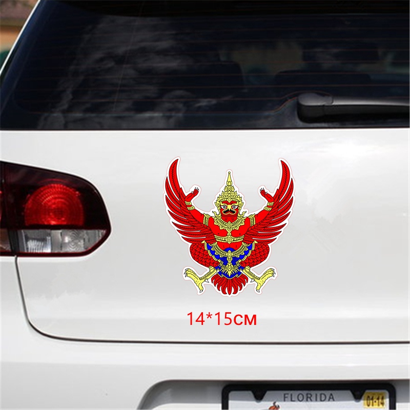 %E3%80%90Exclusive%20Offer%E3%80%91Tri%20Mishki%20WCS157%2014x15cm%20Garuda%20emblem%20of%20Thailand%20Phra%20Khrut%20Pha%20Red%20Bird%20car%20sticker%20funny%20colorful%20auto%20automobile%20decals%20-%20Image%202