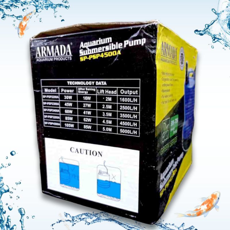 Pompa kolam SUBMERSIBLE PUMP ARMADA SP PSP 4500A