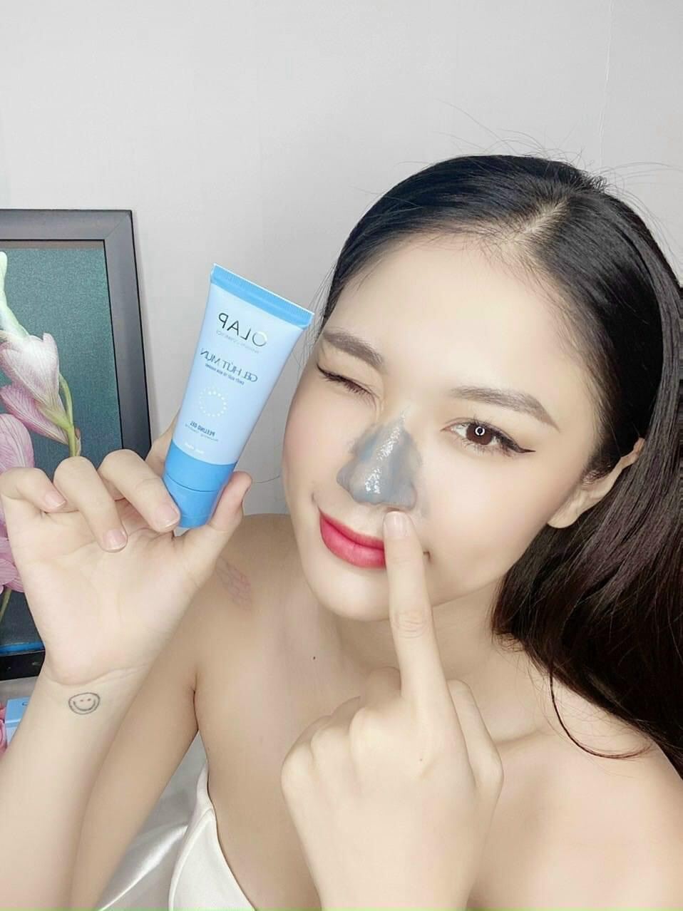 gel lột mụn Olap sạch sẽ hết mụn