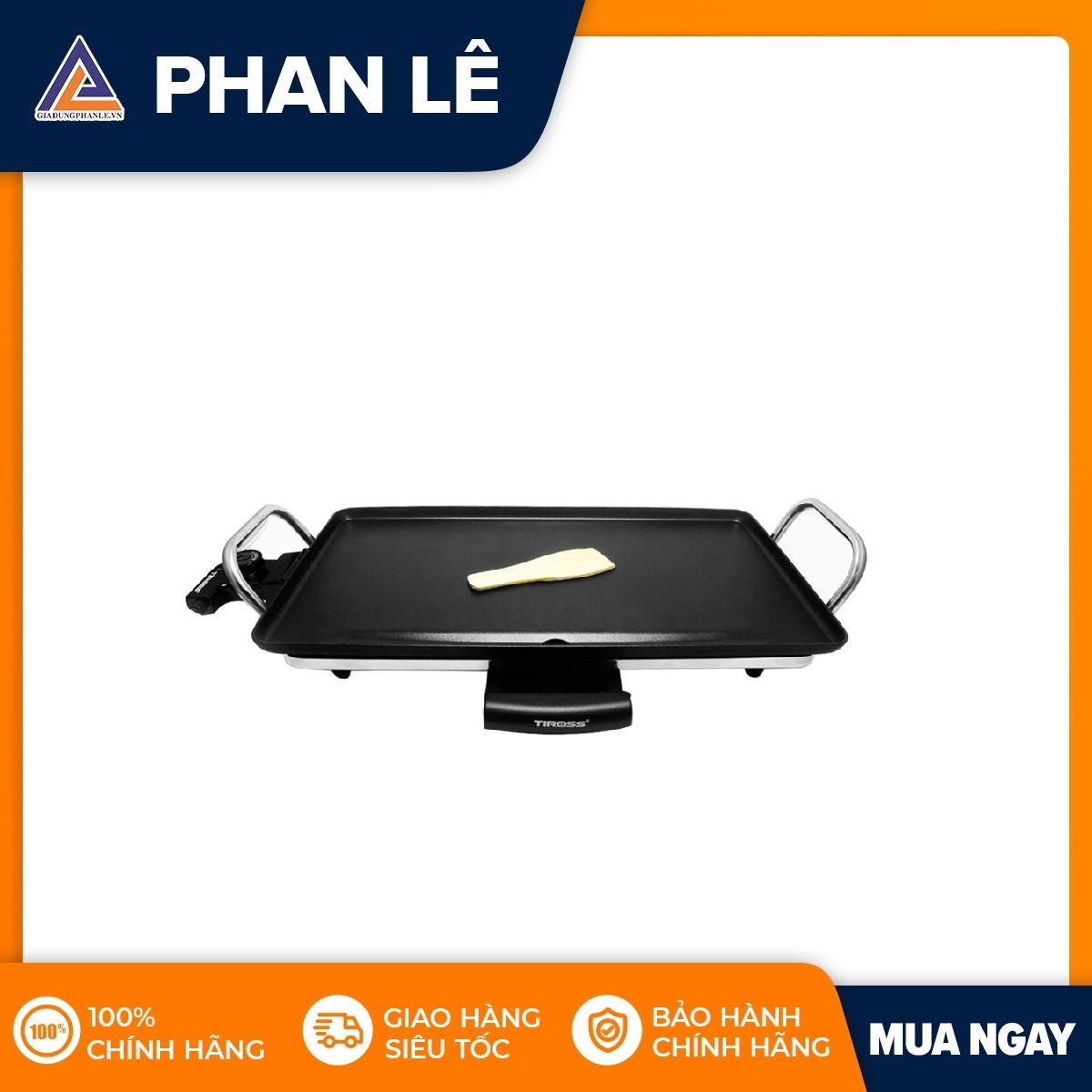 Vỉ nướng điện Tiross TS966 (đen)