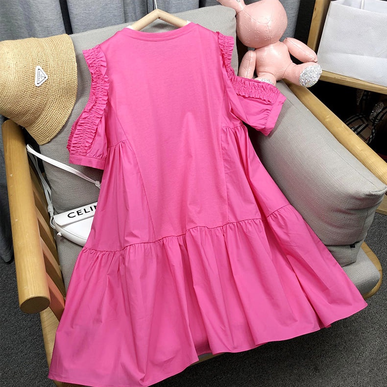 HOÀN TIỀN 15% - Váy bé gái đầm bé gái mùa hè chất cotton PDARA size đại đến 65kg