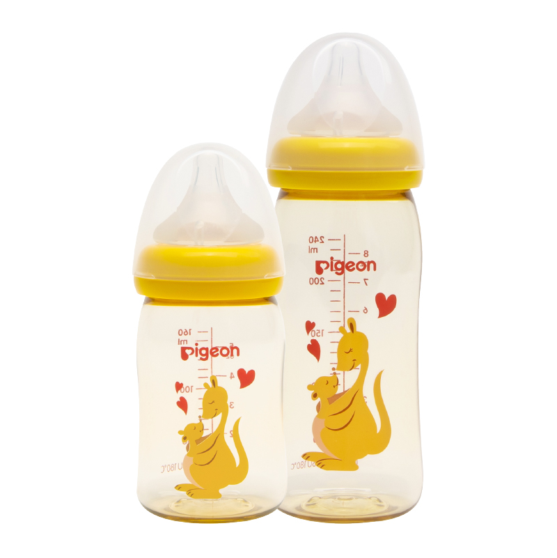 Bình Sữa PPSU Plus Pigeon Hình Thú – Kangaroo 160ML