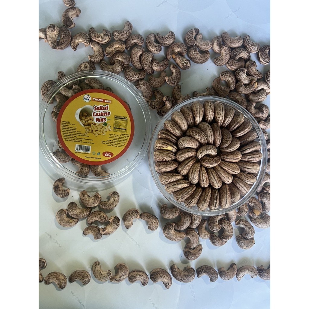 500GRAM HẠT ĐIỀU RANG MUỐI NGUYÊN LỤA