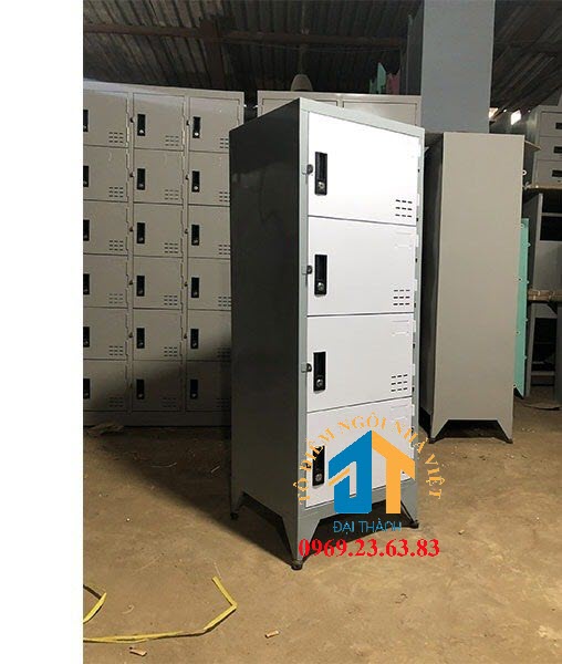 Tủ sắt cá nhân 4 ngăn sơn tĩnh điện