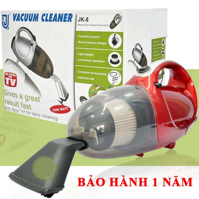 Máy hút bụi đa năng 2 chiều Vacuum Cleaner JK8 (Đỏ) MinLanStore