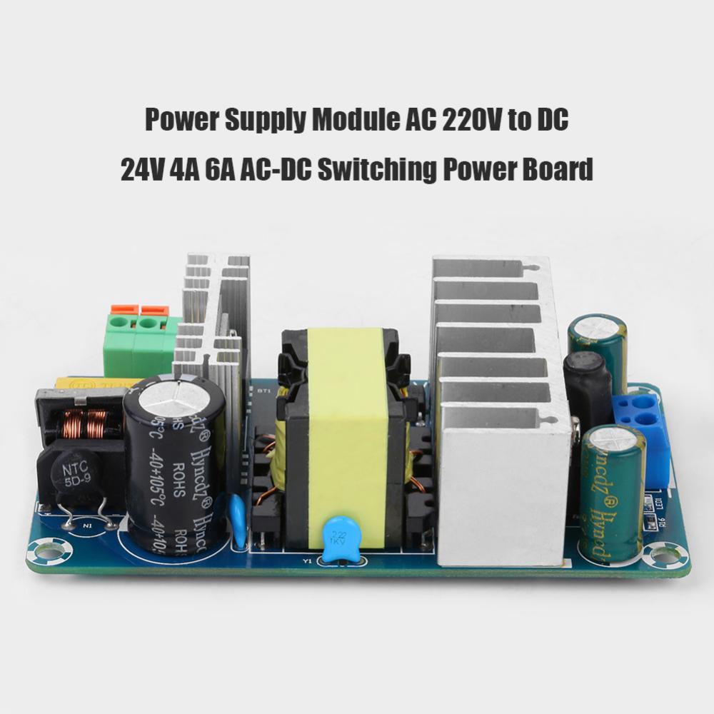 【New Arrival】Power Supply Module AC 220V to DC 24V 4A 6A AC-DC Switching Power Board